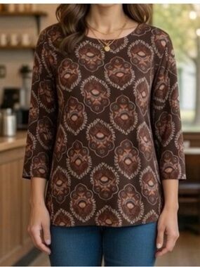 Loft Outlet 3/4 Sleeve Top Sz XL